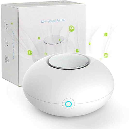 Mini Ozone Generator Air Purifier Deodorizer Odor Removal Sterilizer for Home and Car