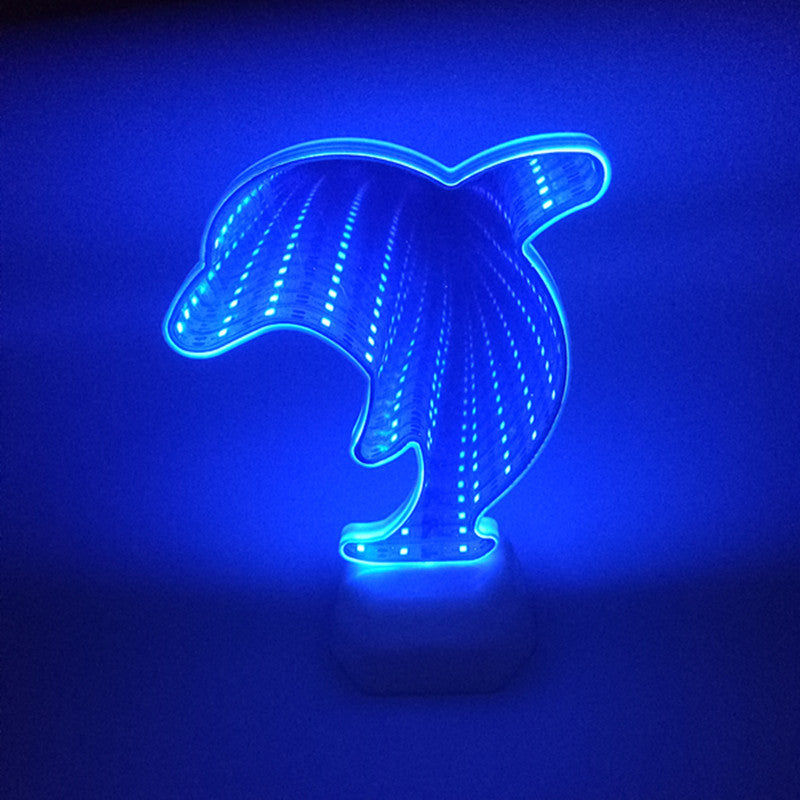 LED Creative Double Sided Love Tunnel Light Romantic Decorative LED Lamp for Bedroom Party and Home Atmosphere