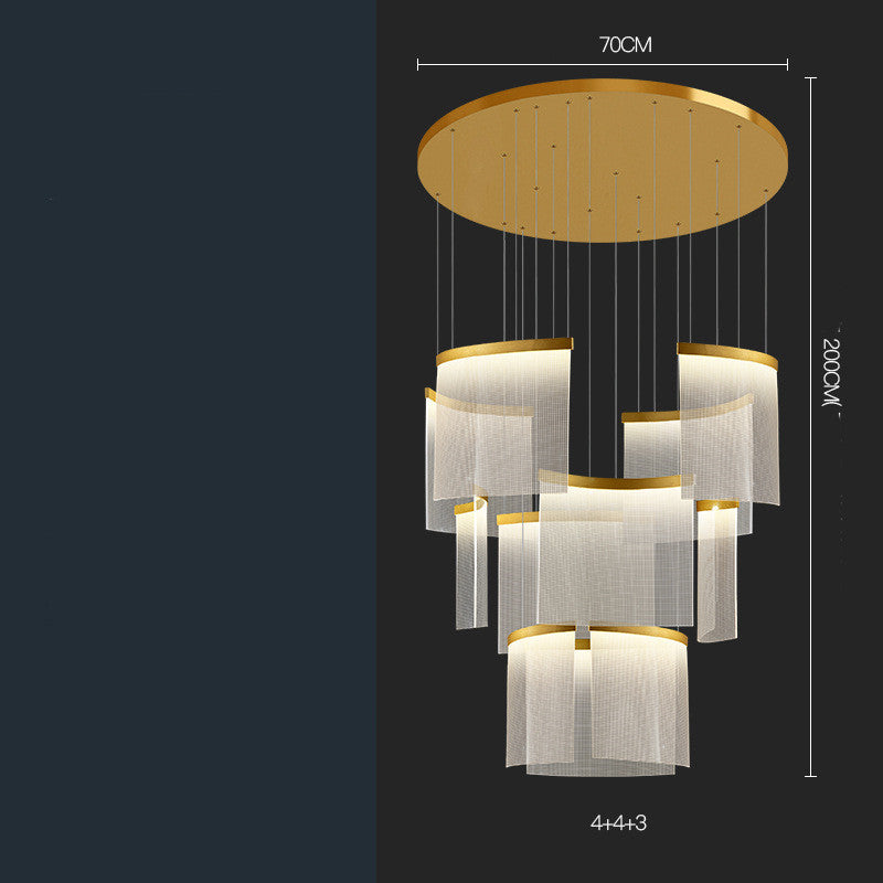 Large Chandelier for Villa Duplex & Living Room Luxury Decor
