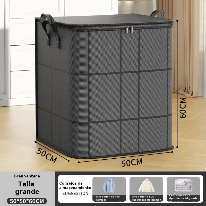 Large Capacity Clothes Storage Bag Wardrobe Organizer Quilts & Clothing Storage Bag for Moving & Travel