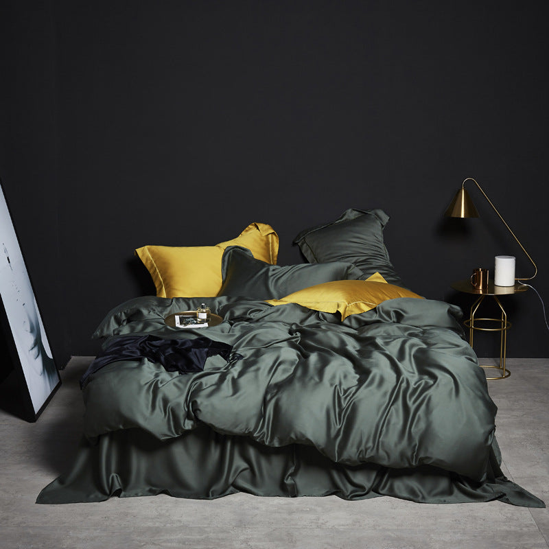 Silk Duvet Cover – Luxury Soft Breathable Bedding for Bedroom Comfort