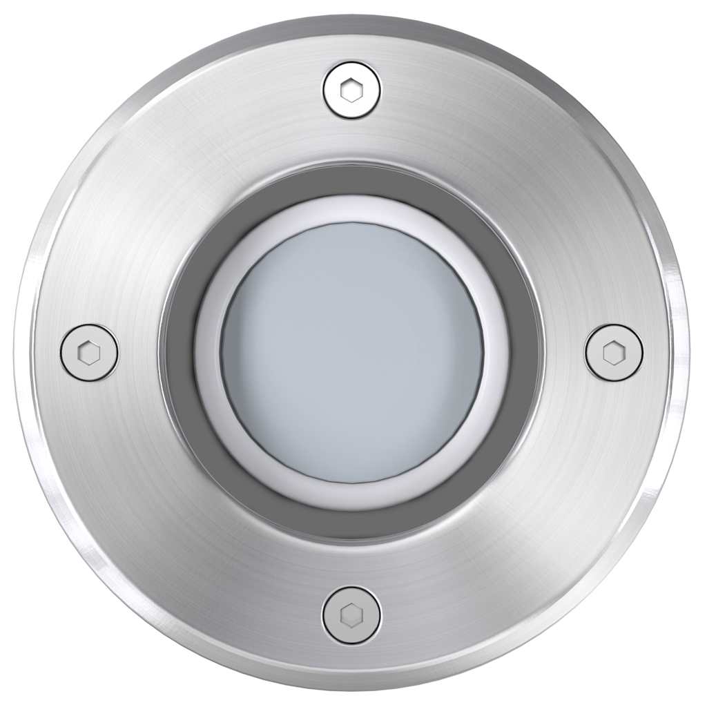 LED Recessed Floor Spotlights – 3-Piece Outdoor Round Ground Lights Waterproof