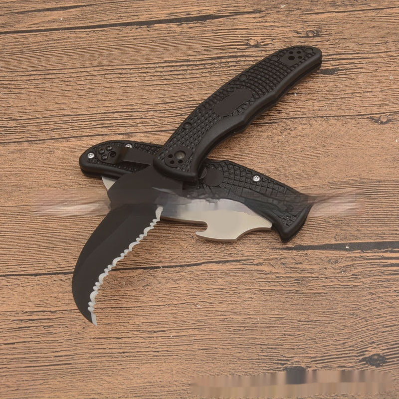 Portable Household Fruit Knife Personality Design Small Paring Knife for Kitchen Cutting and Outdoor Use