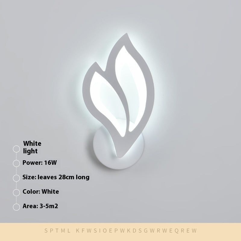 Modern Minimalist Iron Craft Wall Lamp Bedside Staircase Decorative Wall Sconce Light