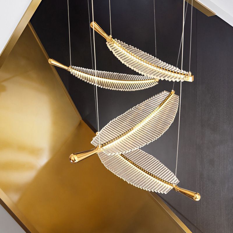 Creative Leaf Art Chandelier – Hotel, Office & Commercial Lighting