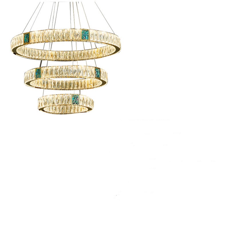 Luxury Crystal Chandelier – Modern LED Ceiling Light for Living Room, Dining Room, Bedroom & Study