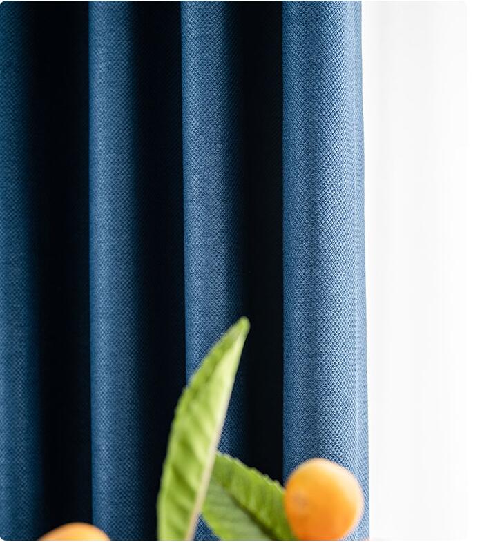 Thick Blackout Sound Absorbing Curtain Full Cloth Soundproof Window Drapes for Bedroom Privacy and Noise Reduction