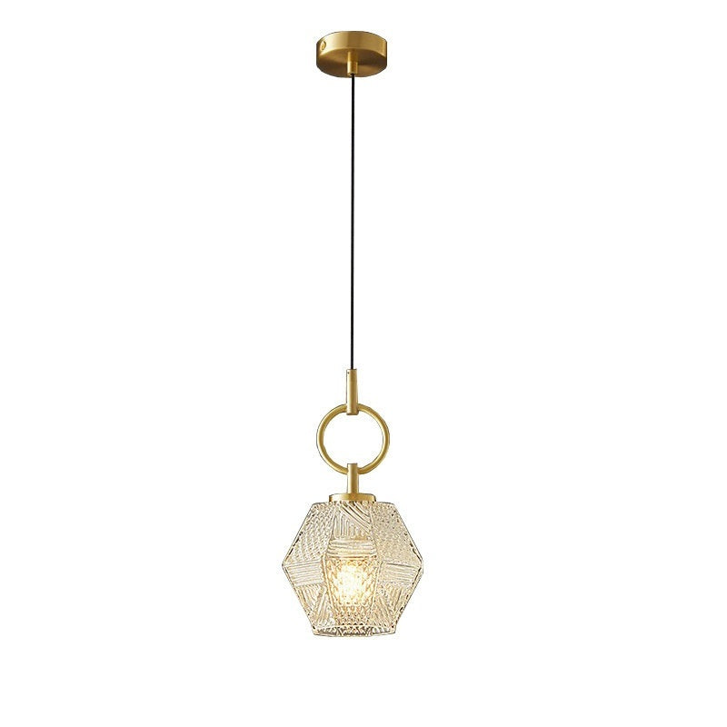 Modern Glass Chandelier Creative Restaurant Bar Simple Pendant Light Fixture Home Decor Lighting
