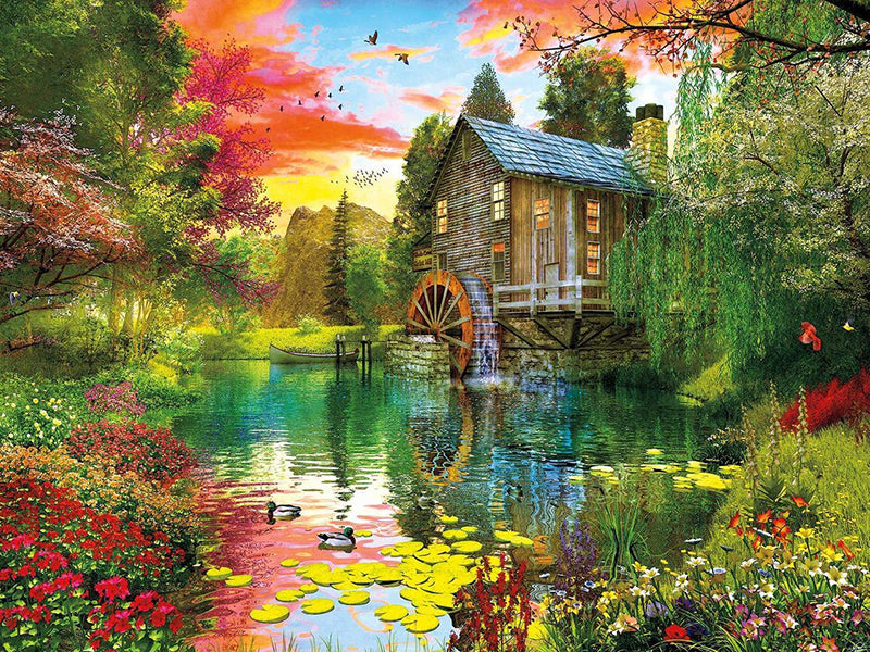 Home Decoration Landscape Diamond Painting Cross Stitch 5D DIY Full Drill Wall Art Kit