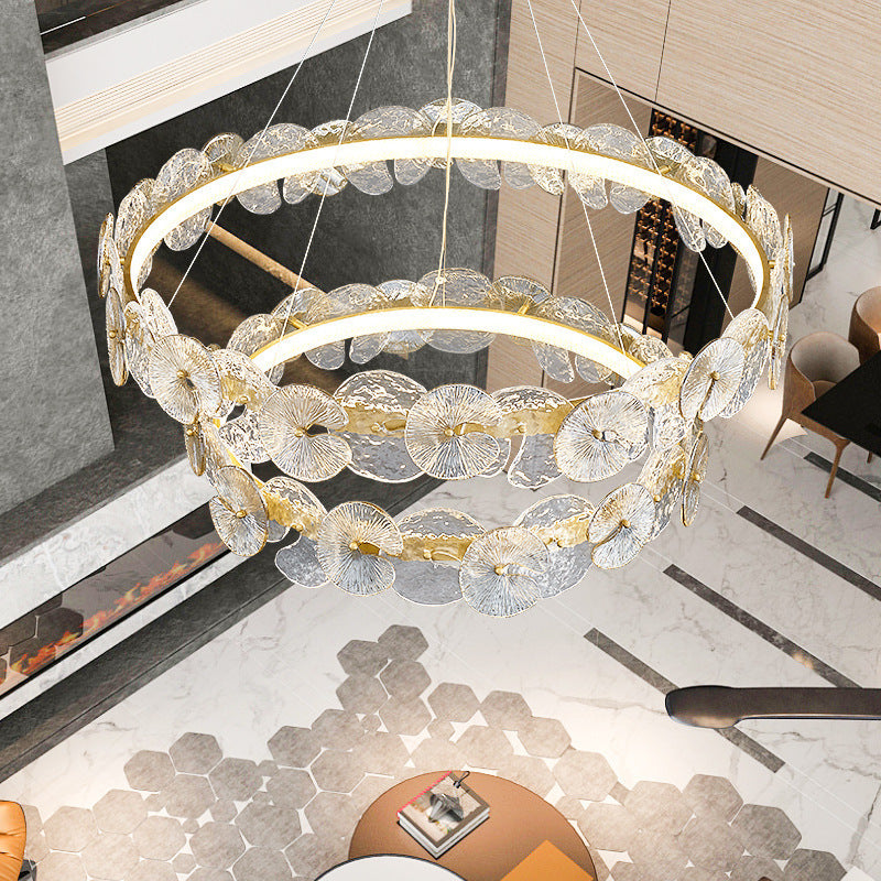 High-End Light Luxury Chandelier – Postmodern Minimalist Living Room Lamp