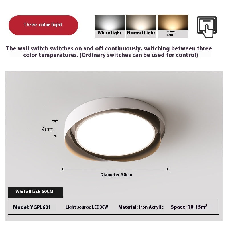 Modern Luxury Bedroom Ceiling Light Simple LED Ceiling Lamp for Living Room and Home Decor