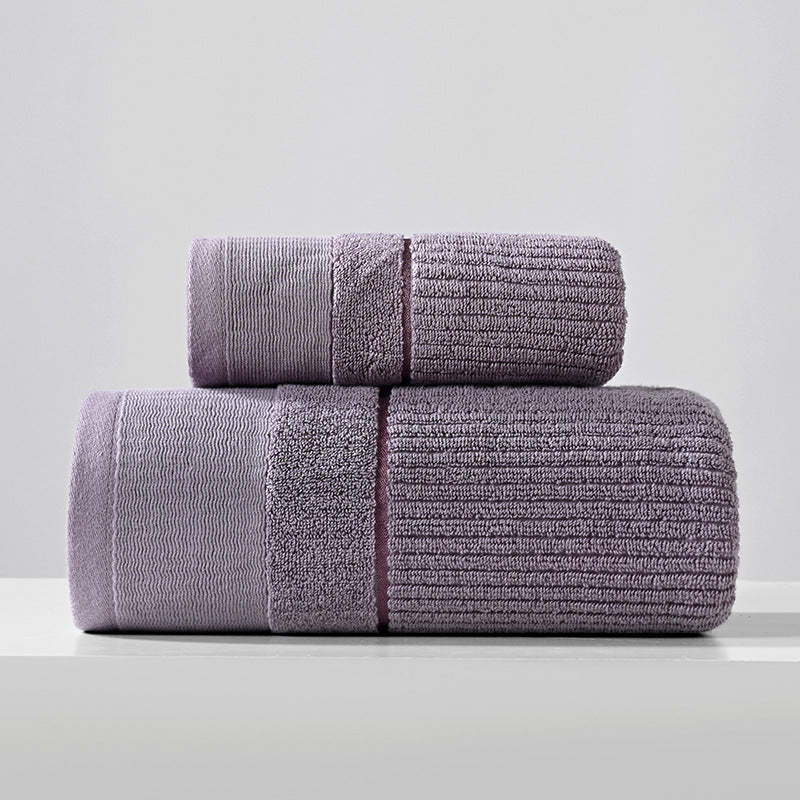 Pure Cotton Towel Set 3 Piece Soft Absorbent Hand and Bath Towels Premium Bathroom Set
