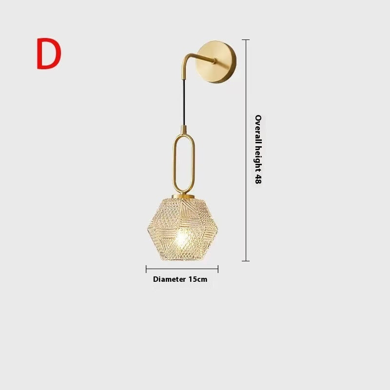 Modern Glass Chandelier Creative Restaurant Bar Simple Pendant Light Fixture Home Decor Lighting