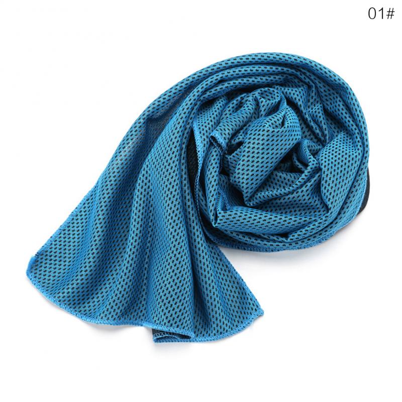 Cooling Sports Towel Microfiber Ice Cold Towel Breathable Gym Yoga Running Fitness Cooling Towel