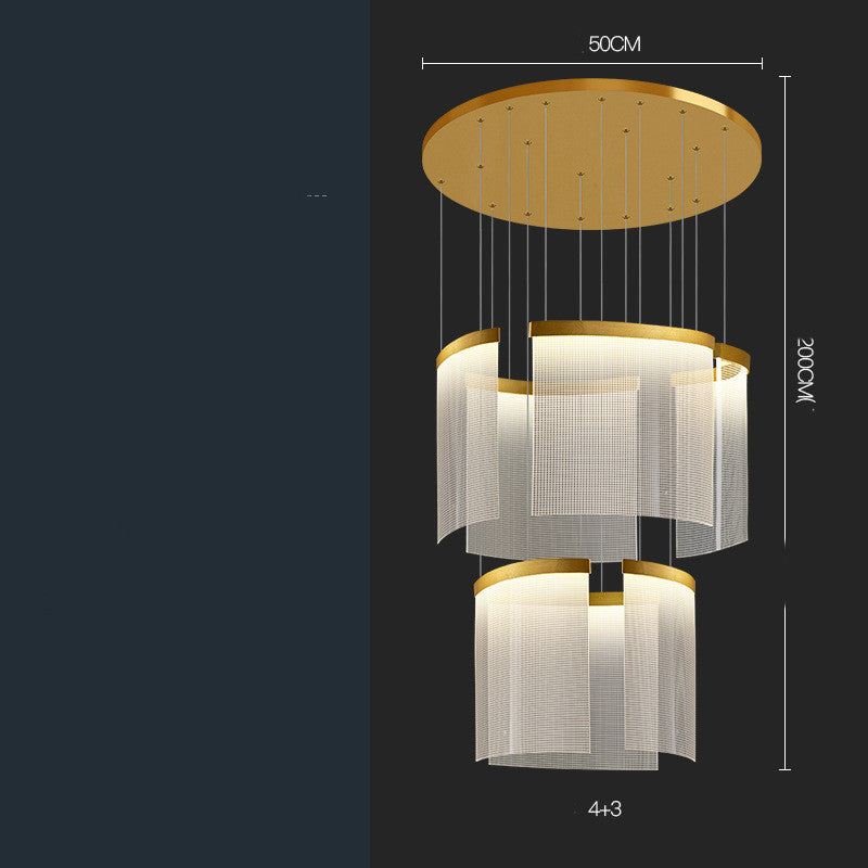 Large Chandelier for Villa Duplex & Living Room Luxury Decor
