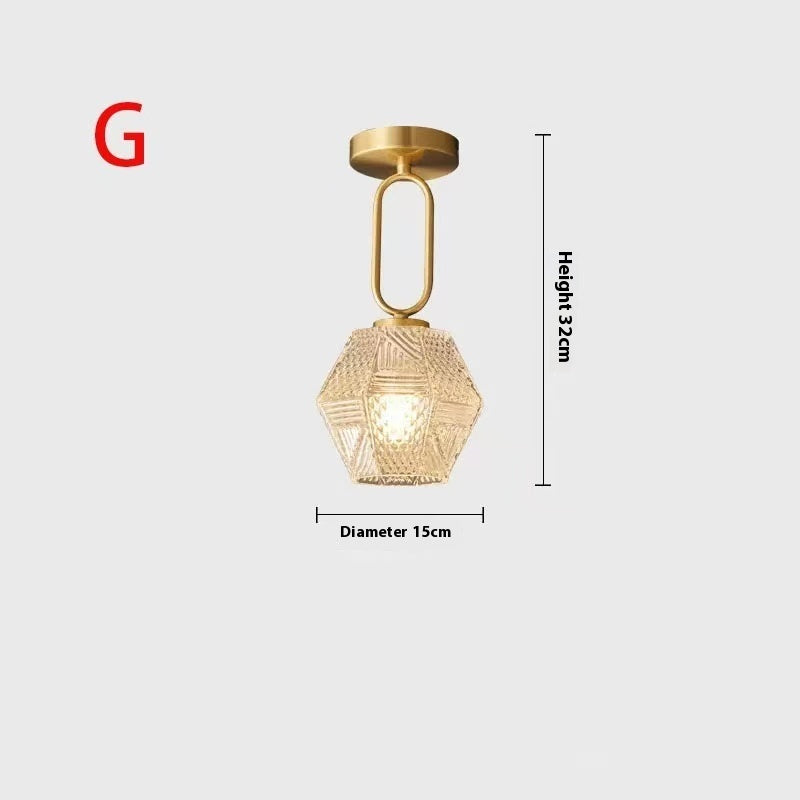 Modern Glass Chandelier Creative Restaurant Bar Simple Pendant Light Fixture Home Decor Lighting
