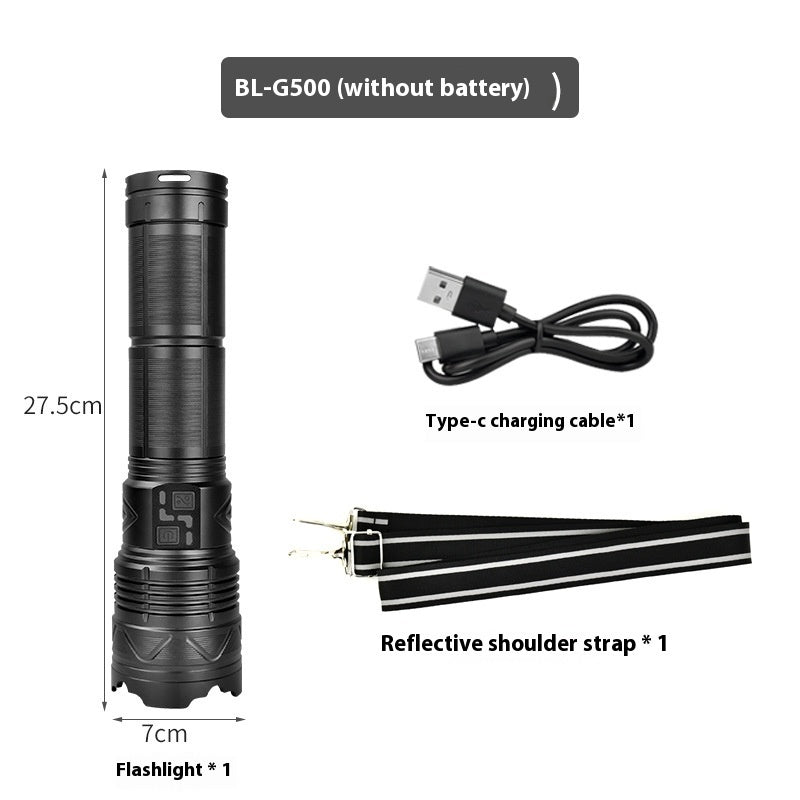Multifunctional Zoom Flashlight – High Power Outdoor LED Torch Light