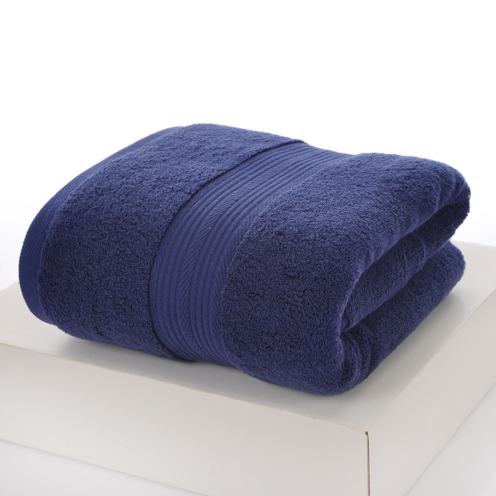 Plain Cotton Bath Towel Soft Absorbent Bulk Wholesale Bathroom Towels for Home and Hotel