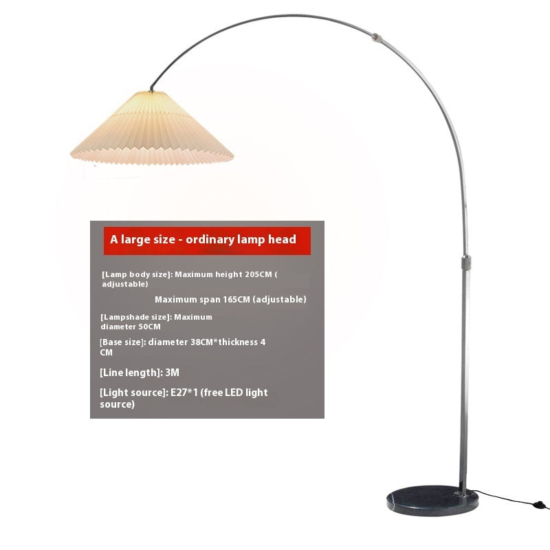 Fishing Rod Floor Lamp with Button Switch for Living Room Decor