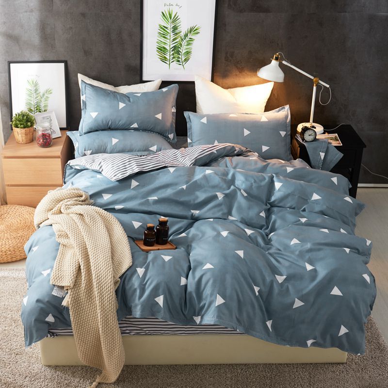 3 or 4 Piece Bedding Set Soft Comforter Sheet Pillowcase Bed Set for Bedroom Home Decor