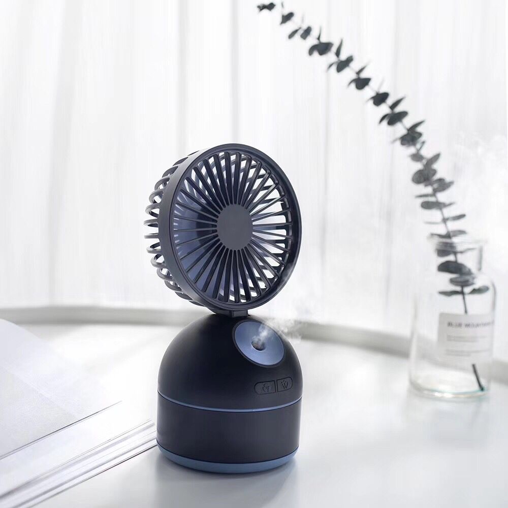 Fan Humidifier Portable Air Cooling Fan with Mist Spray Ultrasonic Humidifier for Home and Office Use