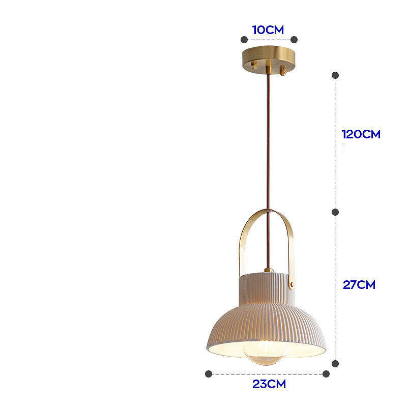 Nordic Japanese Porcelain Chandelier – Simple Creative Light-Transmitting Ceiling Lamp