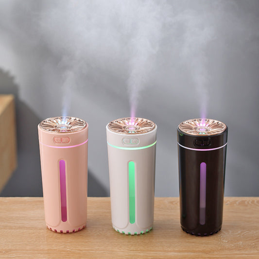 Phantom Cup Air Humidifier Silent Colorful Ultrasonic Aroma Diffuser LED Mist Maker for Home Bedroom Decor