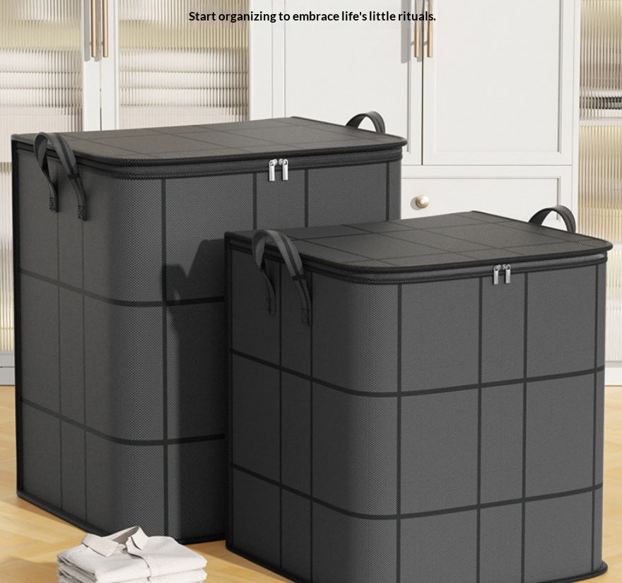 Large Capacity Clothes Storage Bag Wardrobe Organizer Quilts & Clothing Storage Bag for Moving & Travel