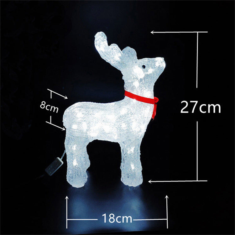 LED Acrylic 3D Outdoor Lamp – Decorative Waterproof Landscape Modeling Light