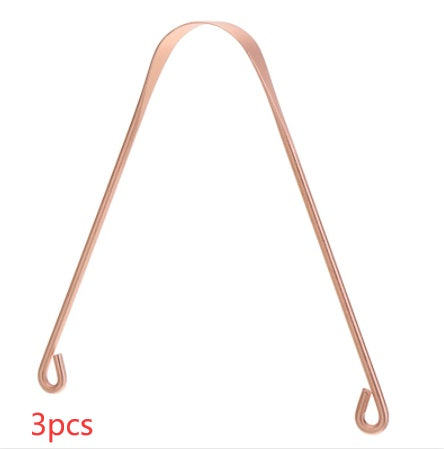 Tongue Scraper Cleaner for Oral Care Stainless Steel Tongue Coating Remover Fresh Breath Tool