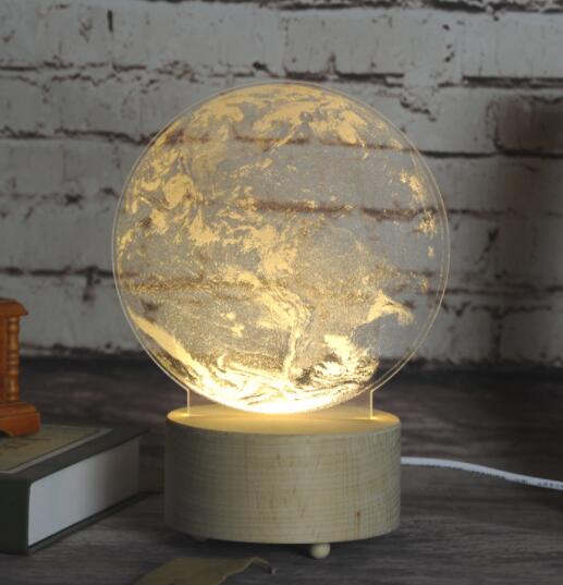 Cute Jellyfish LED Night Light Touch Control Romantic Bedroom Decoration Lamp Kids & Valentine Gift