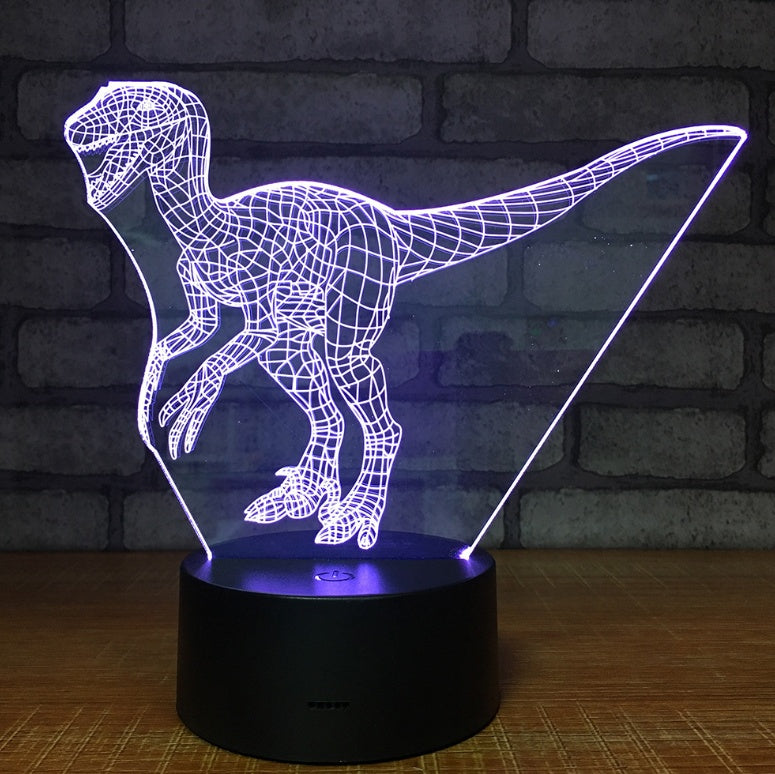 Creative LED Cartoon 3D Night Light – Plug-In Table Lamp for Bedroom Atmosphere & Gift Decor