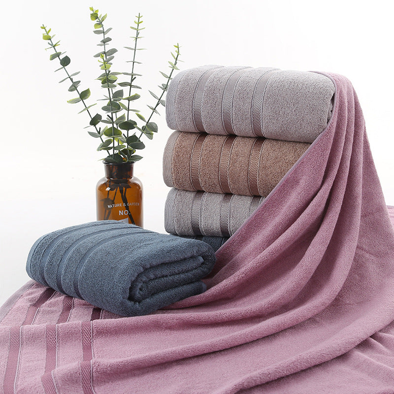 Fiber And Ink Bamboo Bath Towel for Adult Household Super Absorbent Soft Quick Dry Bathroom Use