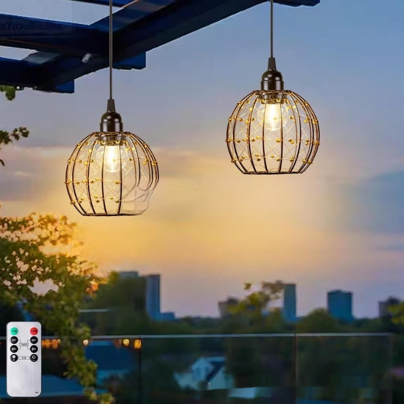 Outdoor Waterproof Camping LED Chandelier Portable Hanging Light for Living Room Tent and Garden