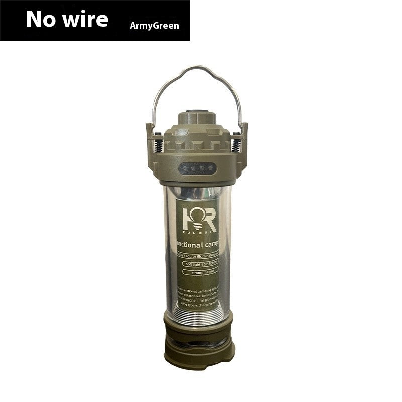 RHX Tactical Camping Lantern Outdoor Ambient Light Portable LED Emergency Camping Lamp