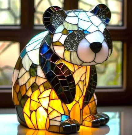 Indoor Resin Decorative Statue Lamp Creative Artistic Table Light for Home Living Room Decor