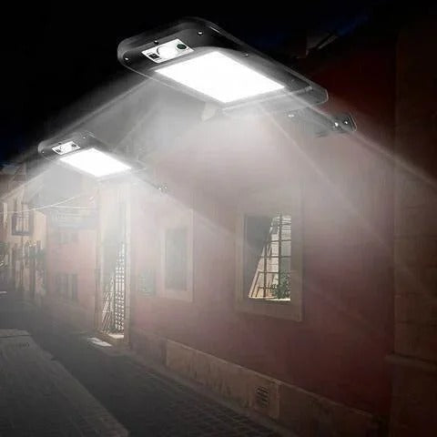 Outdoor LED Solar Wall Lamp Motion Sensor Human Body Sensing Waterproof Security Light