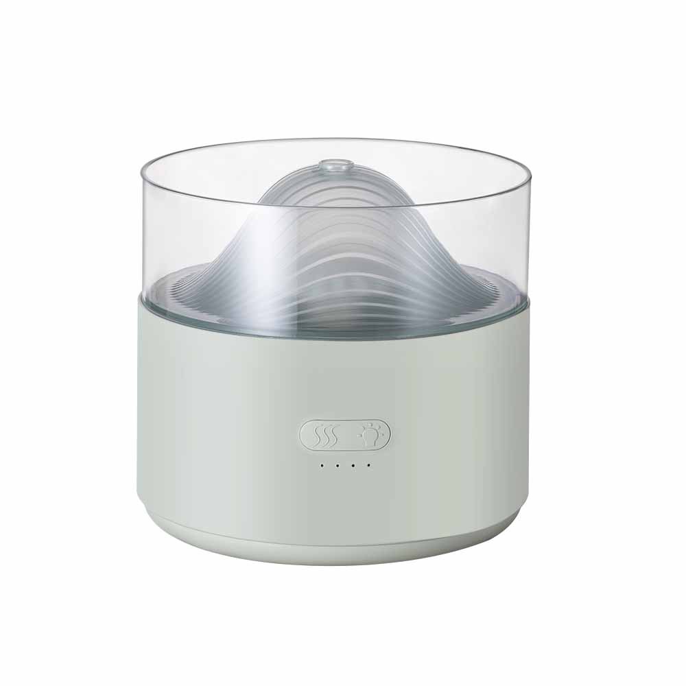 Cool Mist Impeller Air Humidifier Crystal Salt Aroma Diffuser Essential Oil Fogger Ambient Light Incense Machine for Home Decor