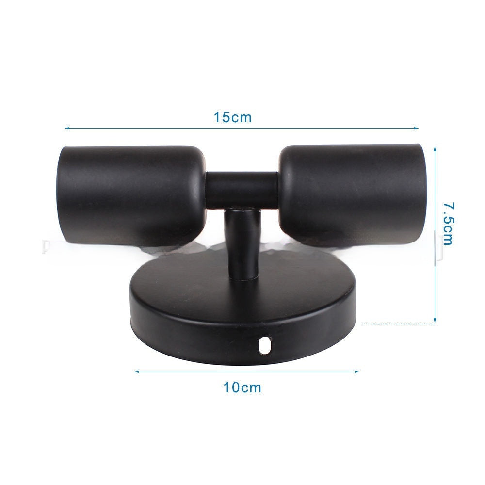 Double Head Wall Lamp Creative Bedroom Corridor Aisle Bedside Hotel Wall Sconce Lighting