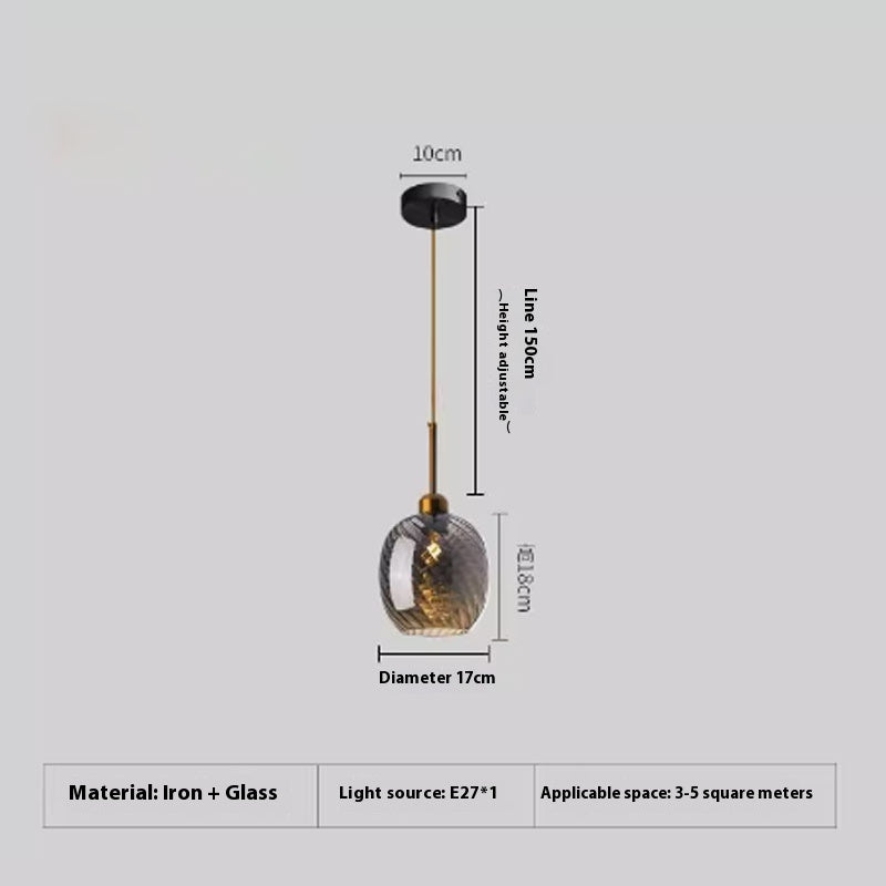Trendy Glass Chandelier – Modern Ceiling Light for Living Room & Bedroom