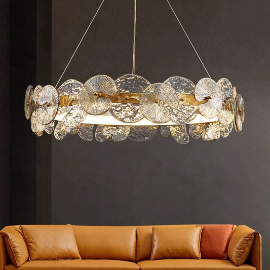 High-End Light Luxury Chandelier – Postmodern Minimalist Living Room Lamp
