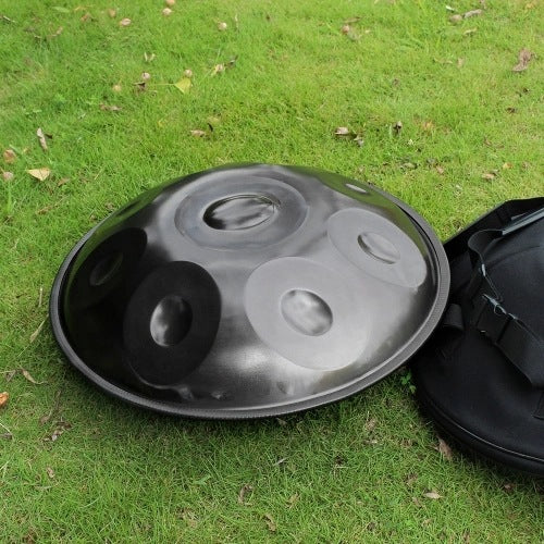 9 Tone 10 Inch Ethereal Carbon Steel Hand Drum Instrument Meditation Music Handpan Style Drum
