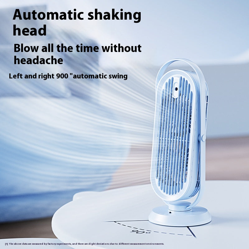 Shaking Head Spray Desktop Fan with Humidifier Battery Remote Control Large Wind Office & Home Cooling Fan