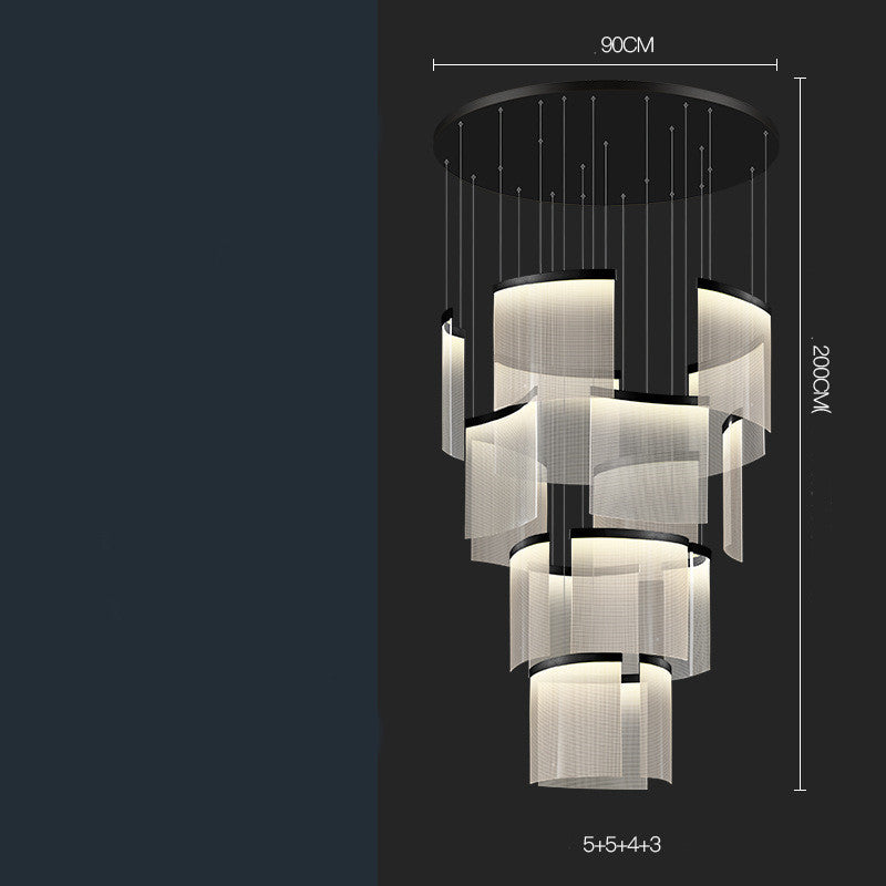 Large Chandelier for Villa Duplex & Living Room Luxury Decor