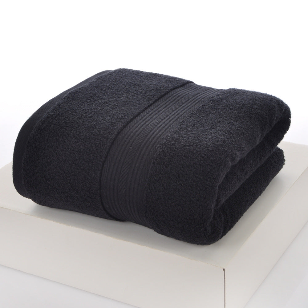 Plain Cotton Bath Towel Soft Absorbent Bulk Wholesale Bathroom Towels for Home and Hotel