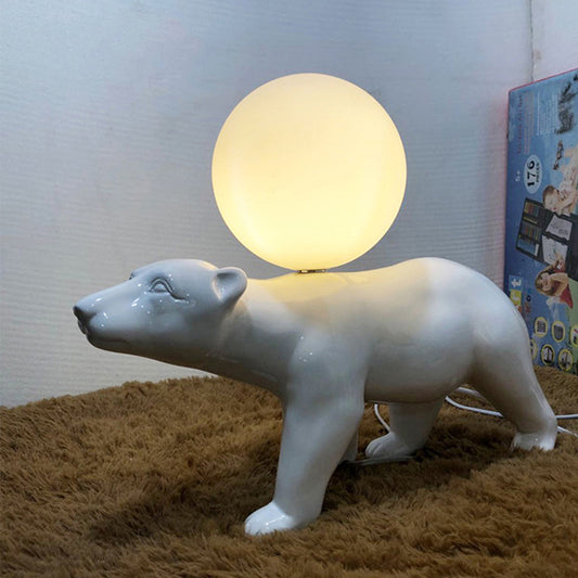 Modern Simple Personality Bear Table Lamp Creative Cute LED Night Light Home Decor
