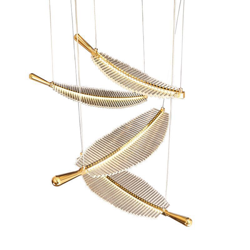 Creative Leaf Art Chandelier – Hotel, Office & Commercial Lighting