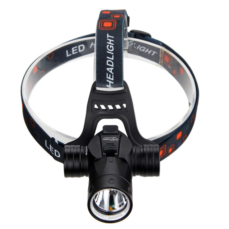 Rechargeable Diving Headlight Head-Mounted Underwater Strong Light LED Waterproof Dive Headlamp