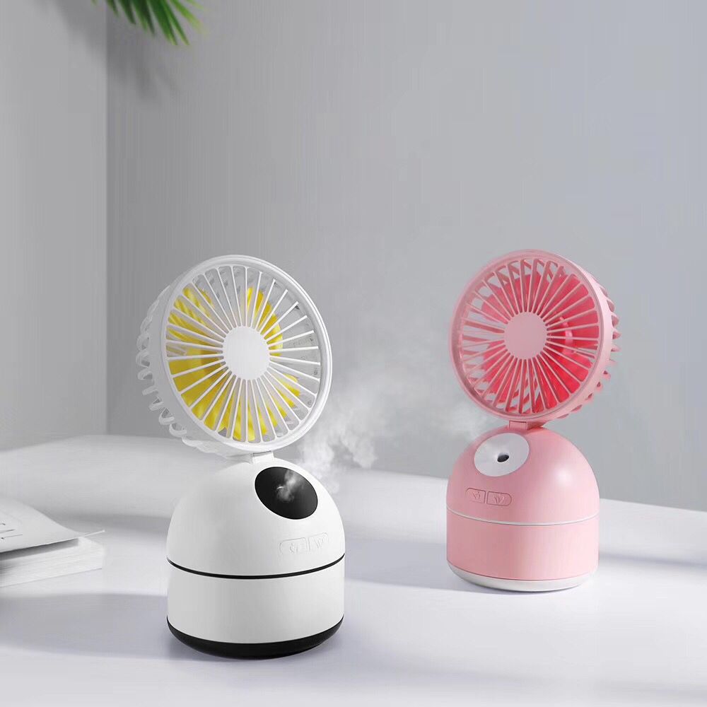 Fan Humidifier Portable Air Cooling Fan with Mist Spray Ultrasonic Humidifier for Home and Office Use