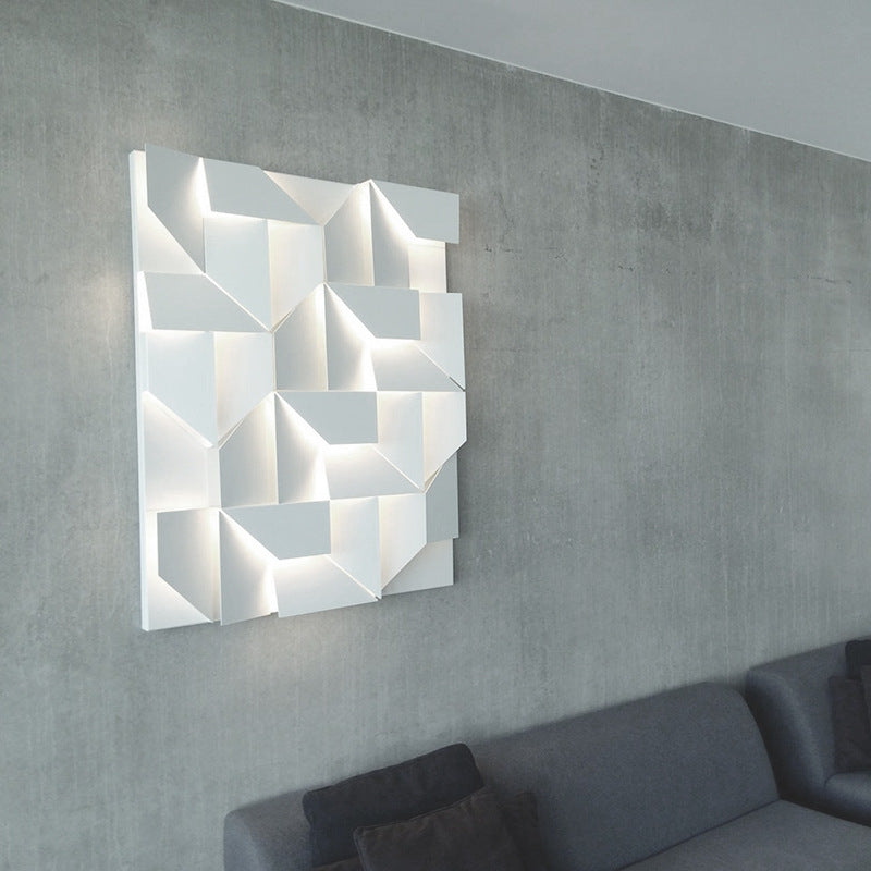 Creative Nordic Art Wall Lamp Living Room Background Decorative LED Wall Light for Modern Home Interior Design
